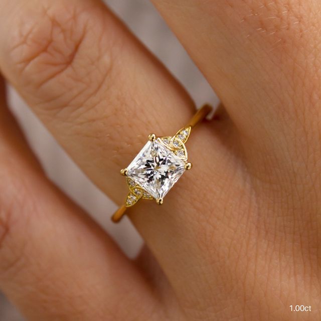 Celtic Song Yellow Gold Engagement Ring