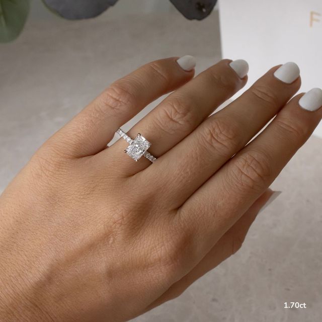 Aisha White Gold Engagement Ring