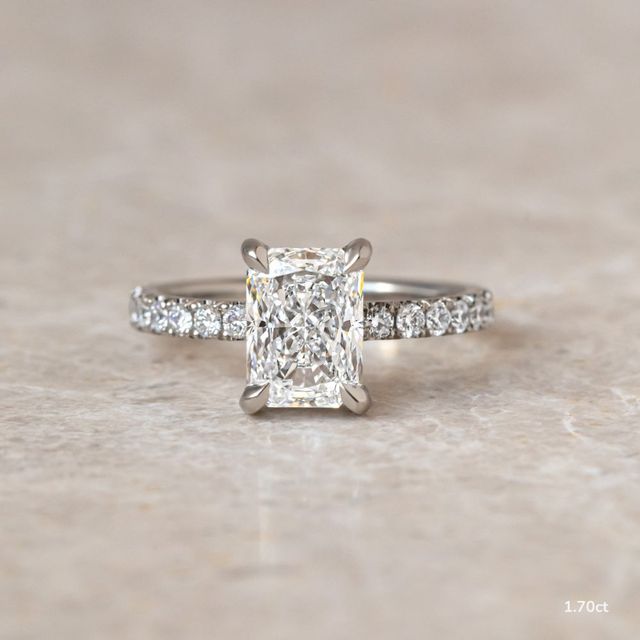 Aisha White Gold Engagement Ring