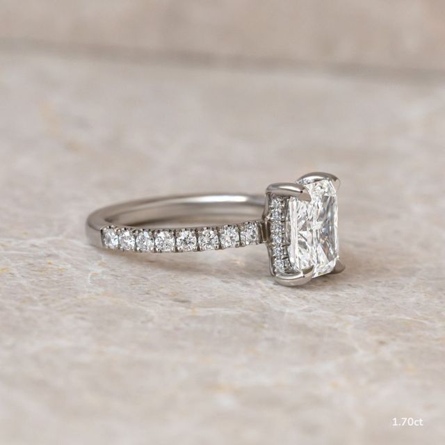 Aisha White Gold Engagement Ring
