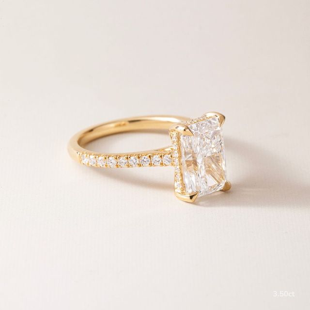 Aisha Yellow Gold Engagement Ring