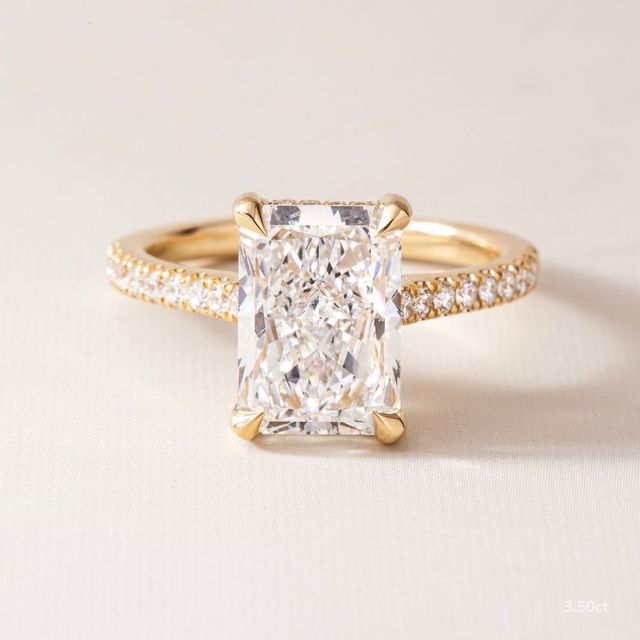 Aisha Yellow Gold Engagement Ring