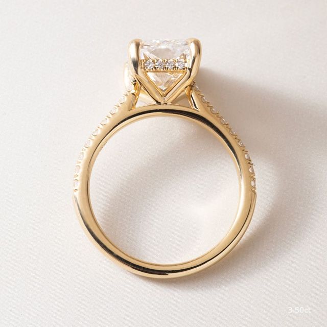 Aisha Yellow Gold Engagement Ring