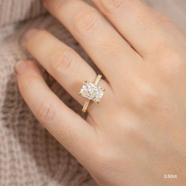 Aisha Yellow Gold Engagement Ring