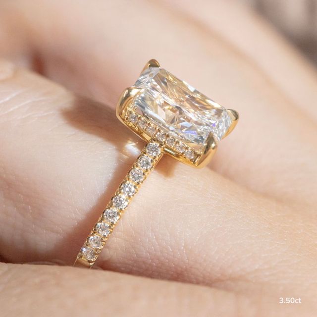 Aisha Yellow Gold Engagement Ring