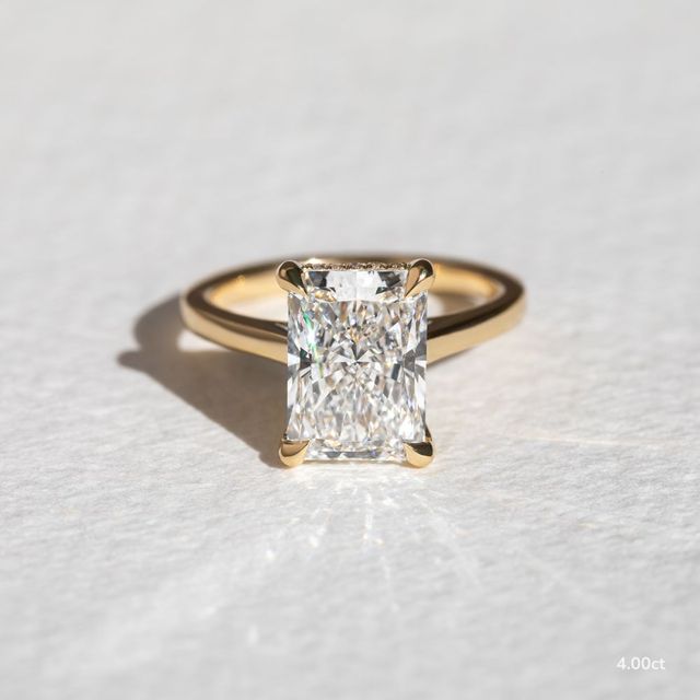 Geraldine Yellow Gold Engagement Ring