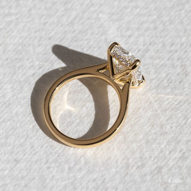Geraldine Yellow Gold Engagement Ring