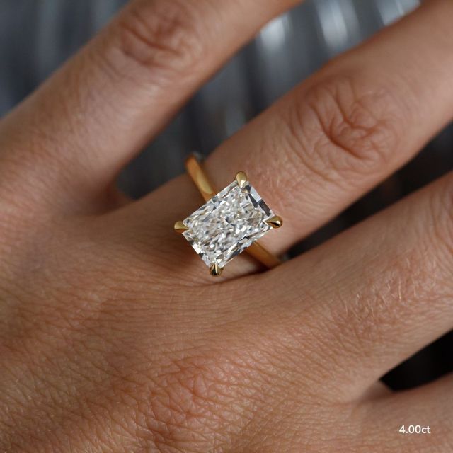 Geraldine Yellow Gold Engagement Ring