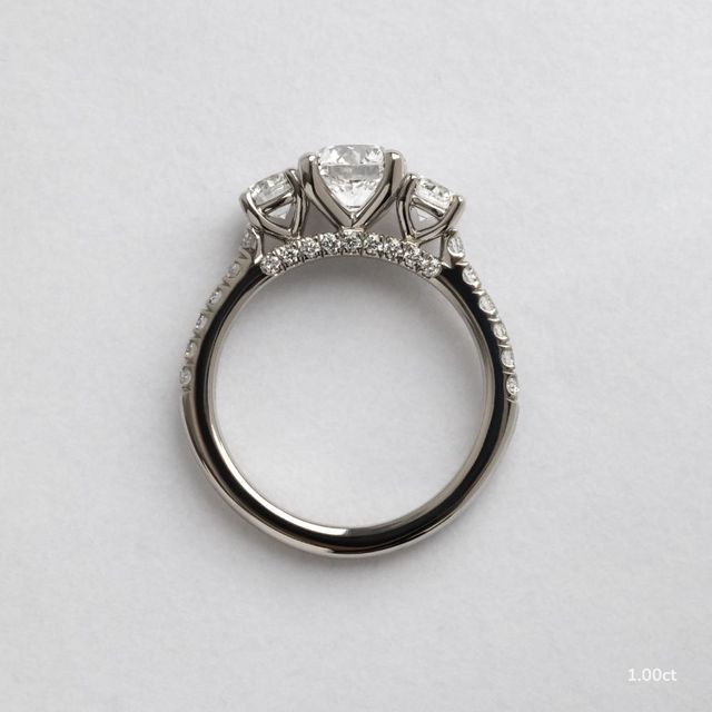 Aurora White Gold Engagement Ring
