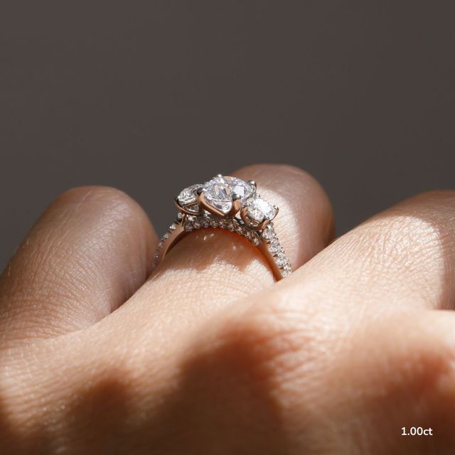 Aurora White Gold Engagement Ring