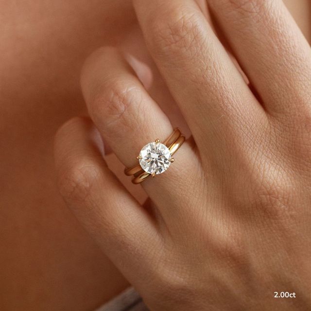 Geraldine Yellow Gold Engagement Ring
