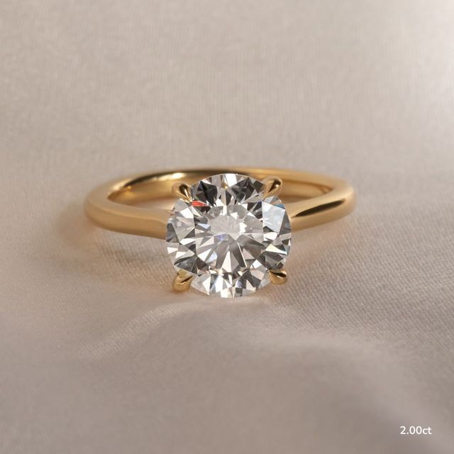 Geraldine Yellow Gold Engagement Ring