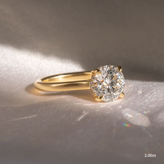 Geraldine Yellow Gold Engagement Ring
