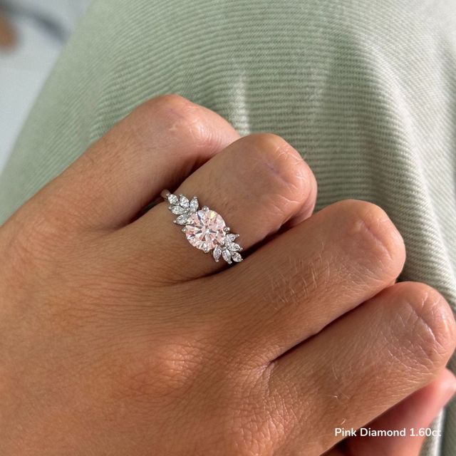 Anastasia White Gold Unique Engagement Ring