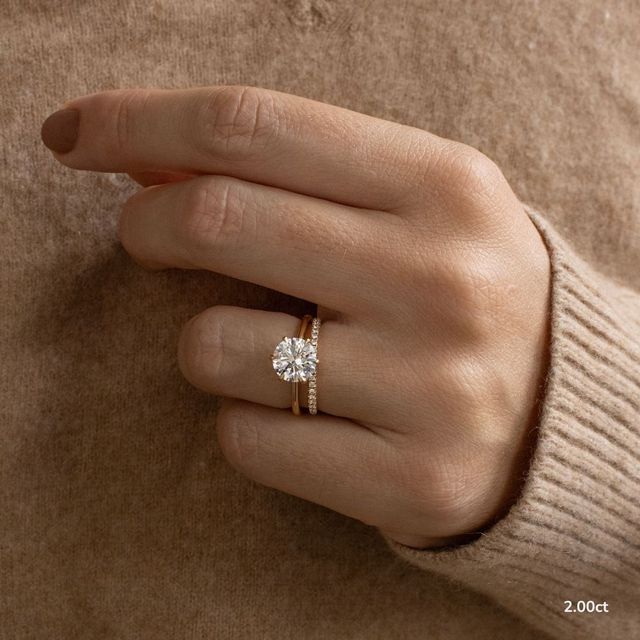 Elswin Yellow Gold Solitaire Engagement Ring