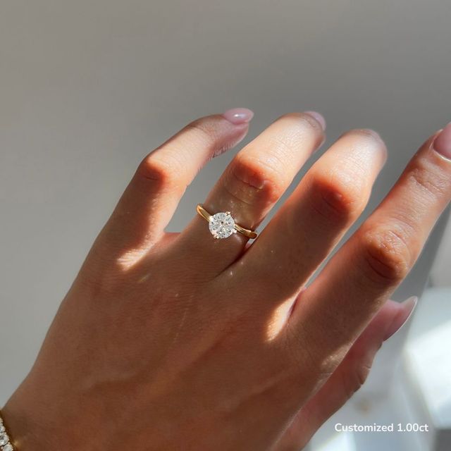 Kiana Yellow Gold Engagement Ring