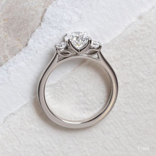 Rohini Platinum Engagement Ring