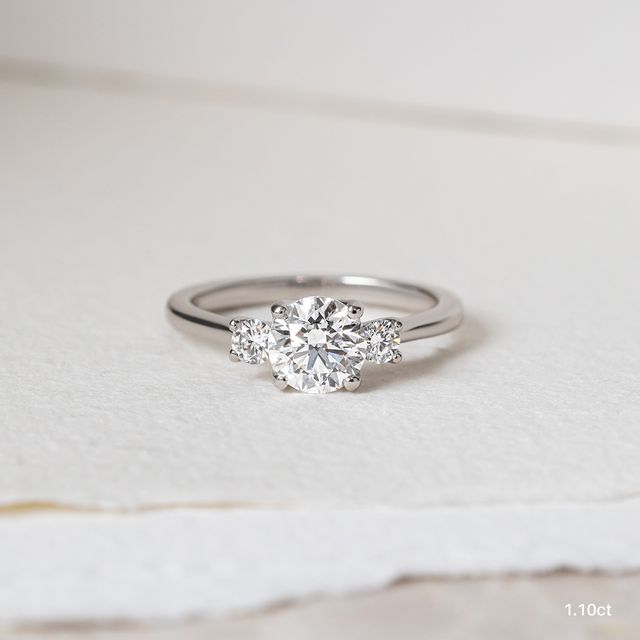 Rohini Platinum Engagement Ring