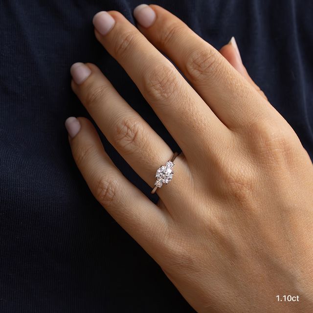 Rohini White Gold Engagement Ring
