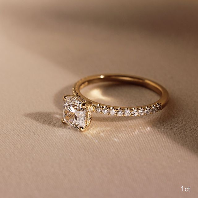 Sadie Yellow Gold Engagement Ring