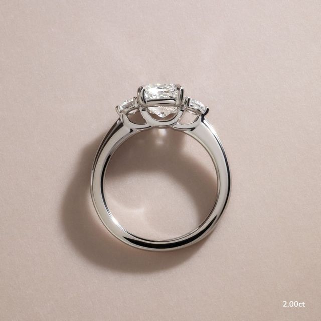Trinity White Gold Trilogy Engagement Ring