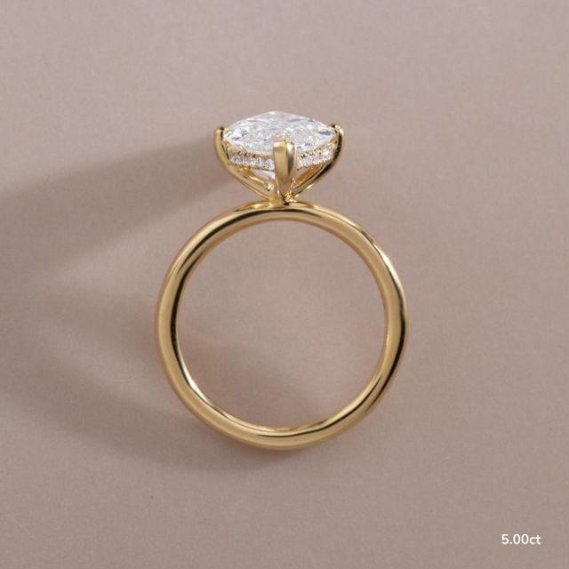 Kate Dainty Yellow Gold Engagement Ring
