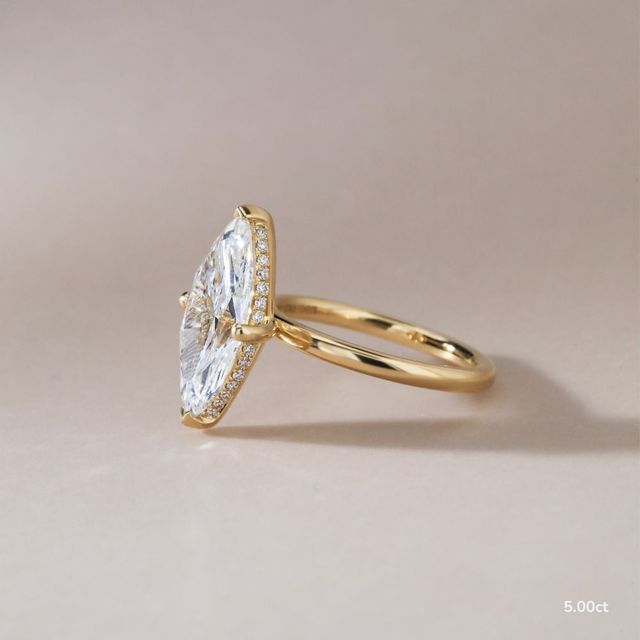 Kate Dainty Yellow Gold Engagement Ring