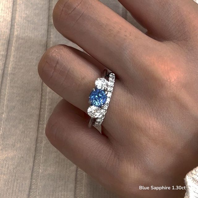 Trinity White Gold Trilogy Engagement Ring