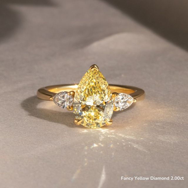 Vivian Yellow Gold Engagement Ring