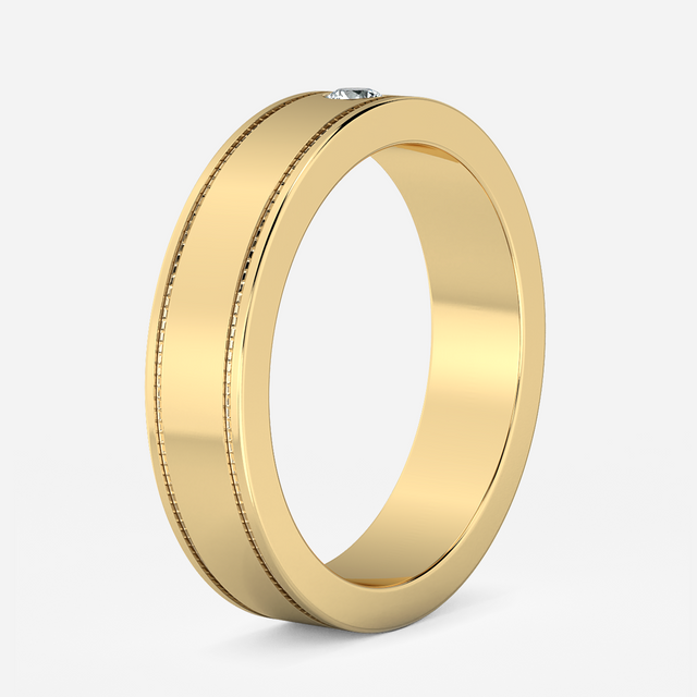 Eli Round In Yellow Gold