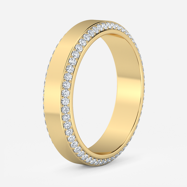 Mars Round In Yellow Gold