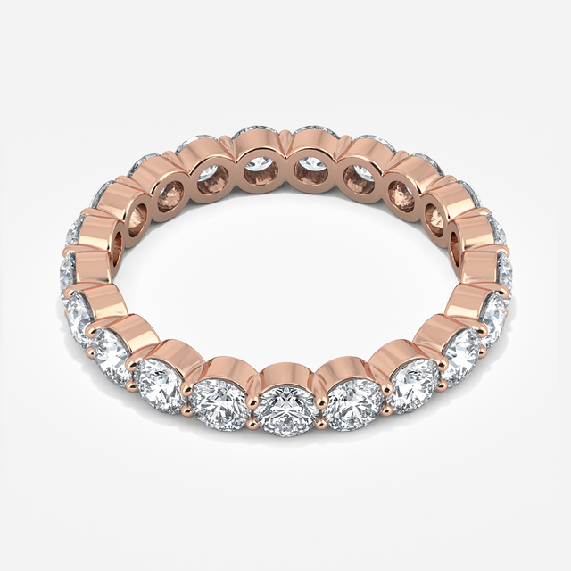 Nyneve Rose Gold Wedding Ring 2.22ct