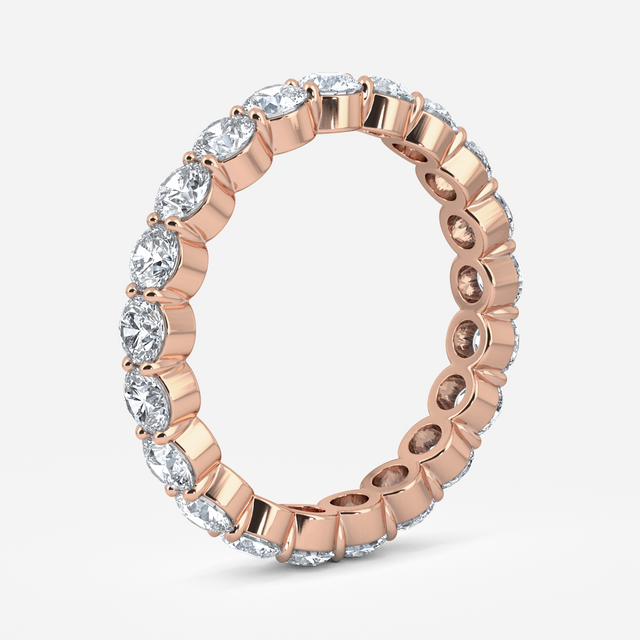 Nyneve Rose Gold Wedding Ring 2.22ct