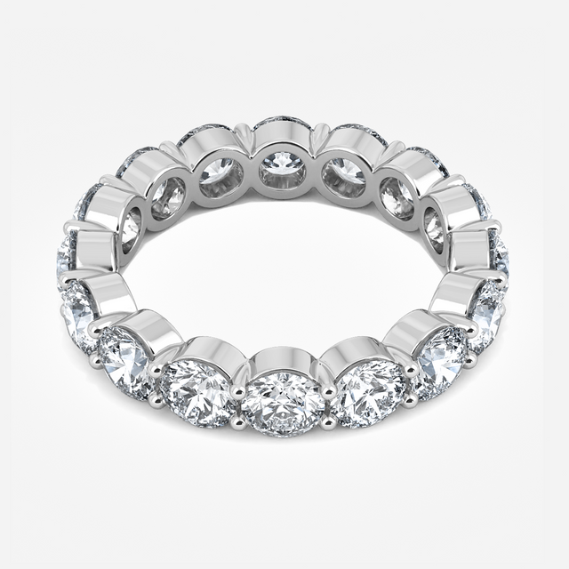Nyneve White Gold Wedding Ring 3.84ct