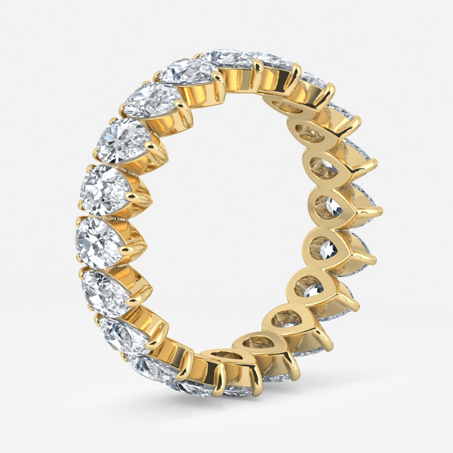 Josy Yellow Gold Wedding Ring 3.36ct