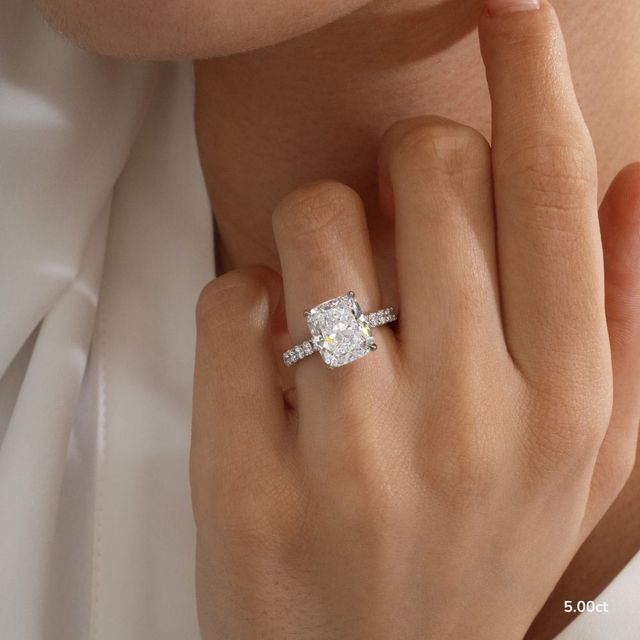 Jiani White Gold Engagement Ring