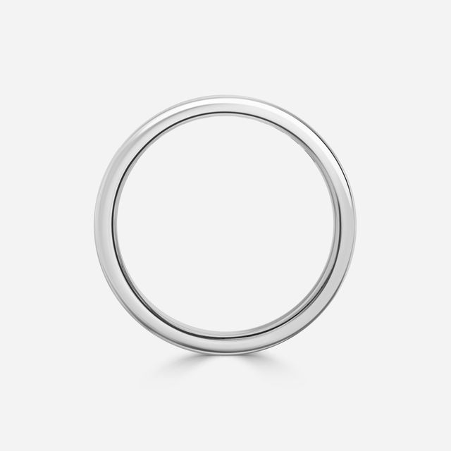 Arianna Ruby Half Eternity Wedding Ring In Platinum