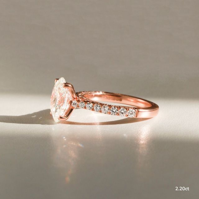 Gwenevere Rose Gold Engagement Ring