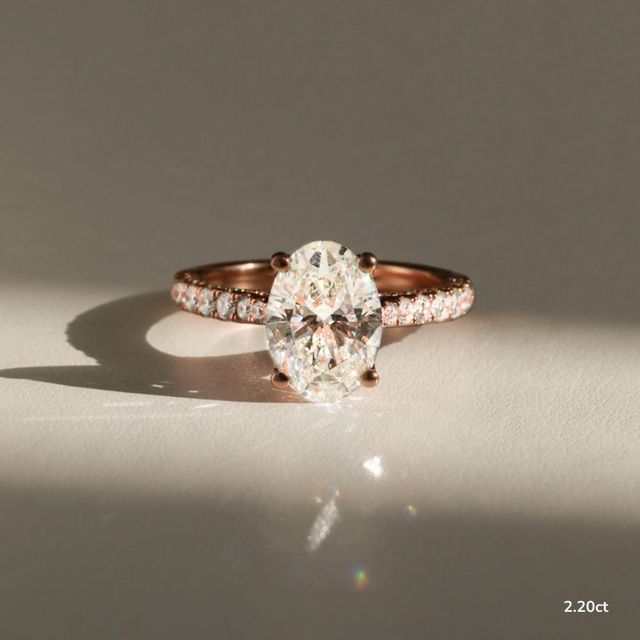 Gwenevere Rose Gold Engagement Ring