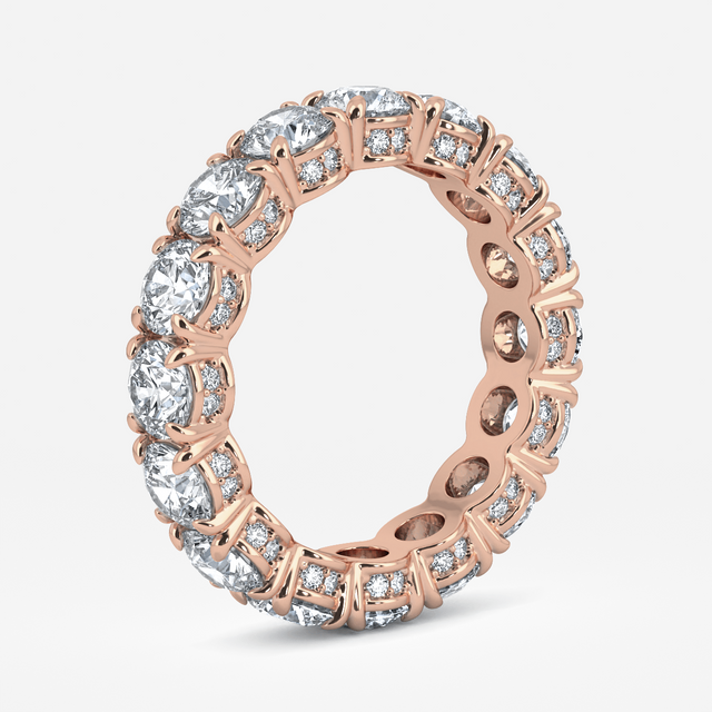Venice Rose Gold Wedding Ring 4.08ct