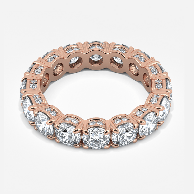 Venice Rose Gold Wedding Ring 4.08ct
