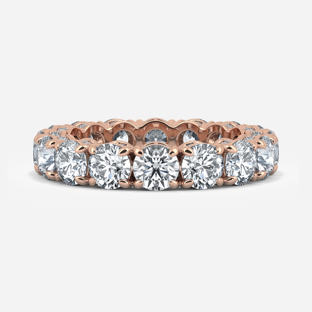 Venice Rose Gold Wedding Ring 4.08ct