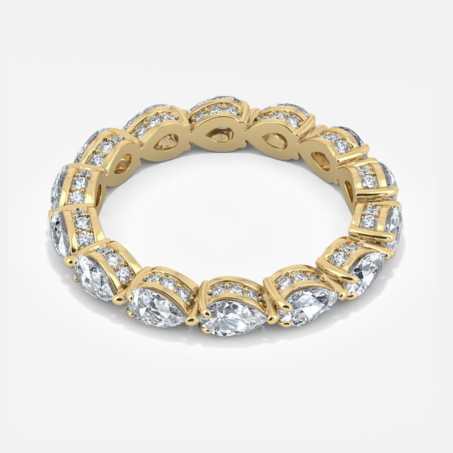 Jessie Yellow Gold Wedding Ring 2.18ct