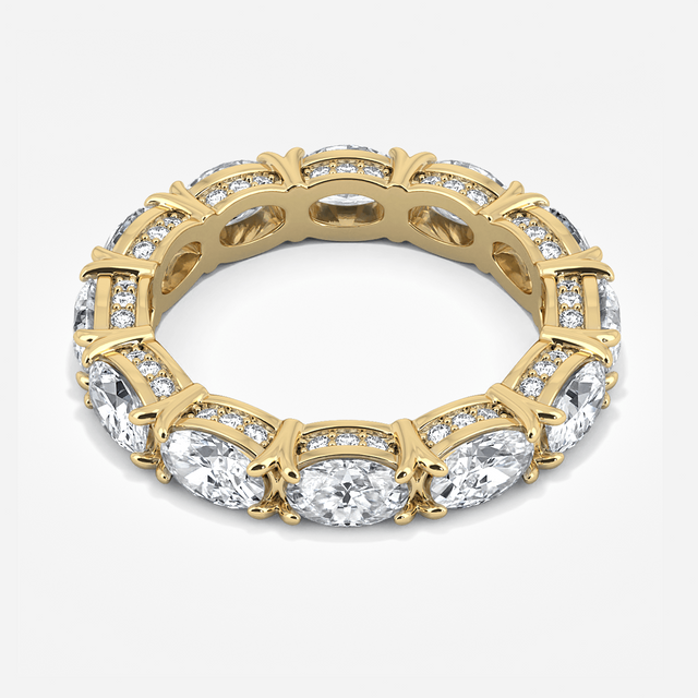 Alice Yellow Gold Wedding Ring 3.37ct