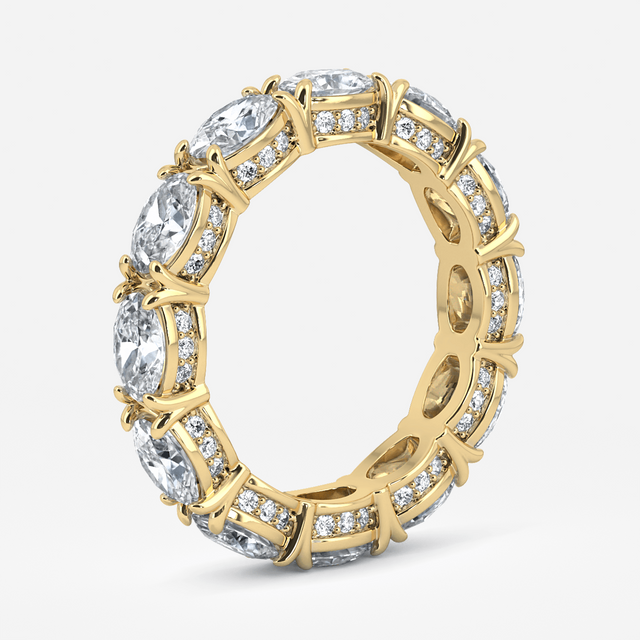 Alice Yellow Gold Wedding Ring 3.37ct