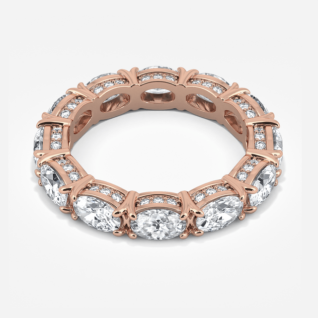 Alice Rose Gold Wedding Ring 3.37ct