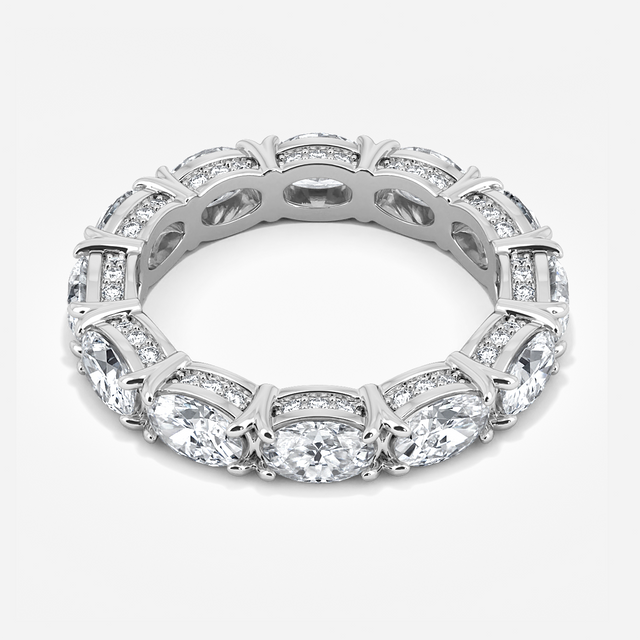 Alice White Gold Wedding Ring 3.37ct