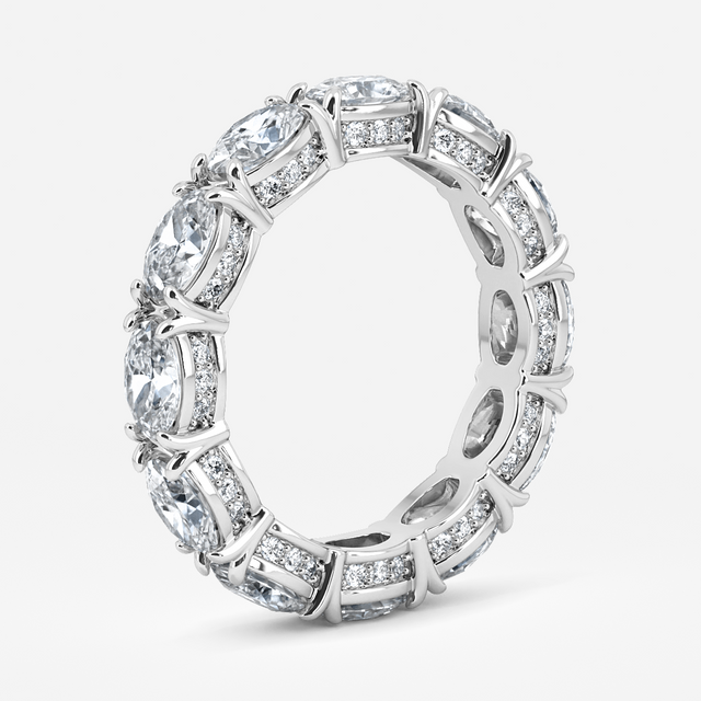 Alice White Gold Wedding Ring 3.37ct