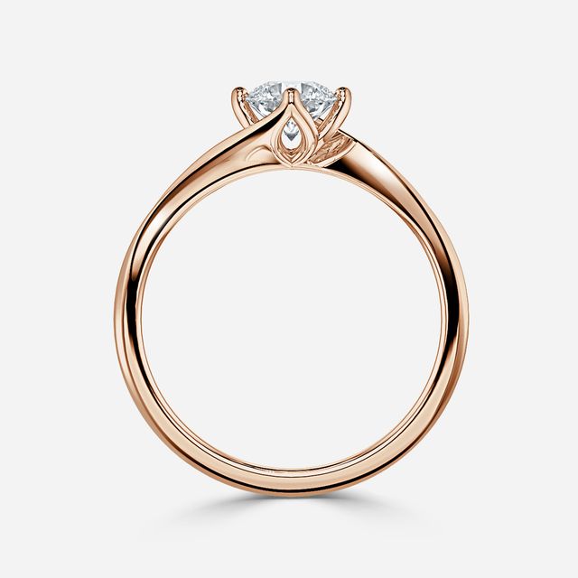 Jolene Rose Gold Engagement Ring