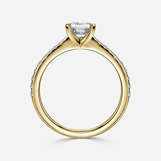 Firefly Yellow Gold Engagement Ring